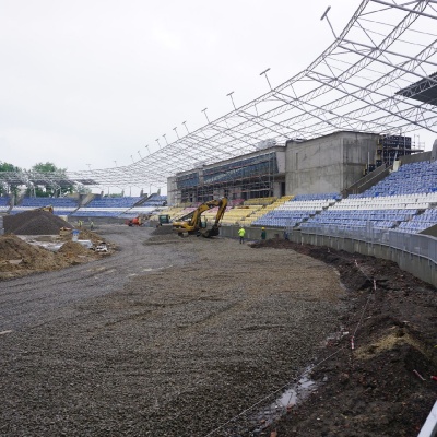 Budowa stadionu żużlowego w Łodzi dobiega końca